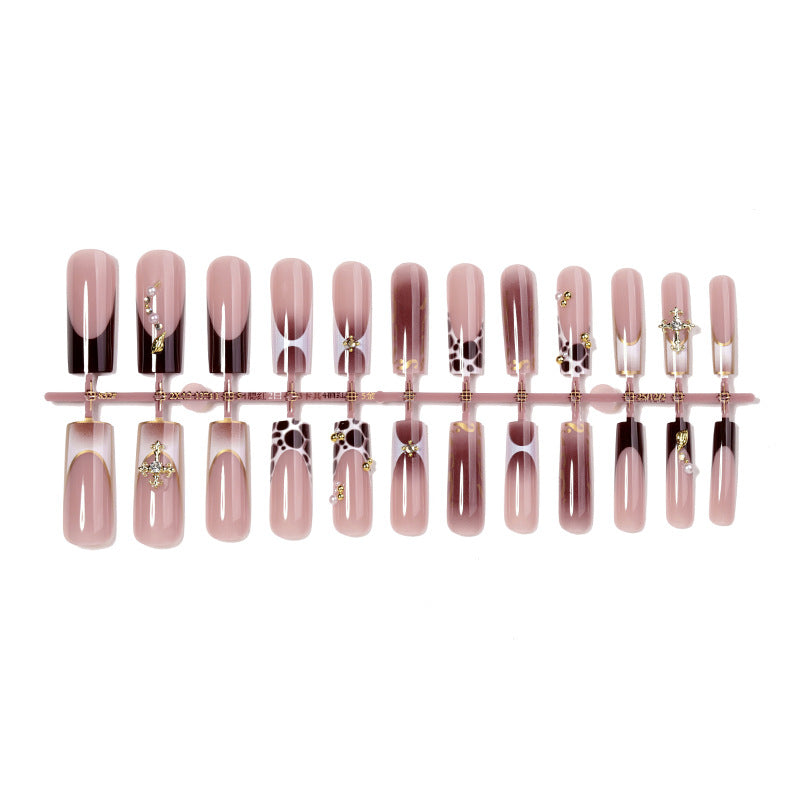 Elegant Decorative Press-On Nail Set Acalora
