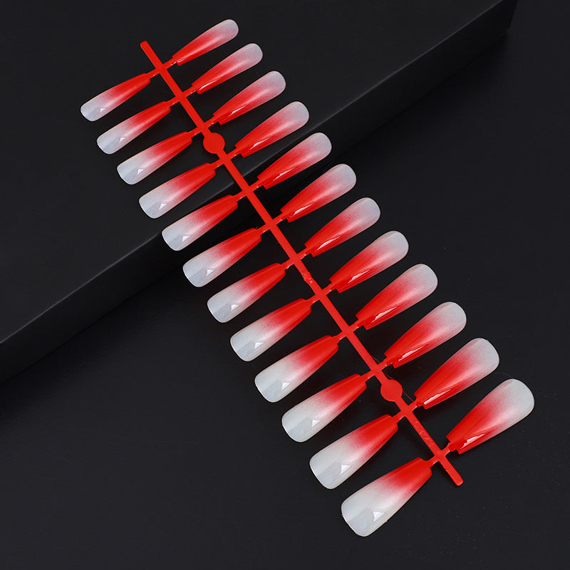 Artificial nails in elegant ombre design Acalora