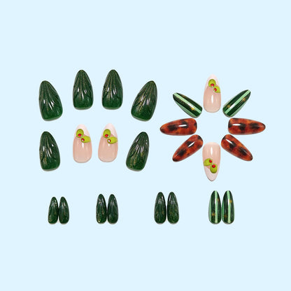 Artificial nails with creative geometric design Acalora