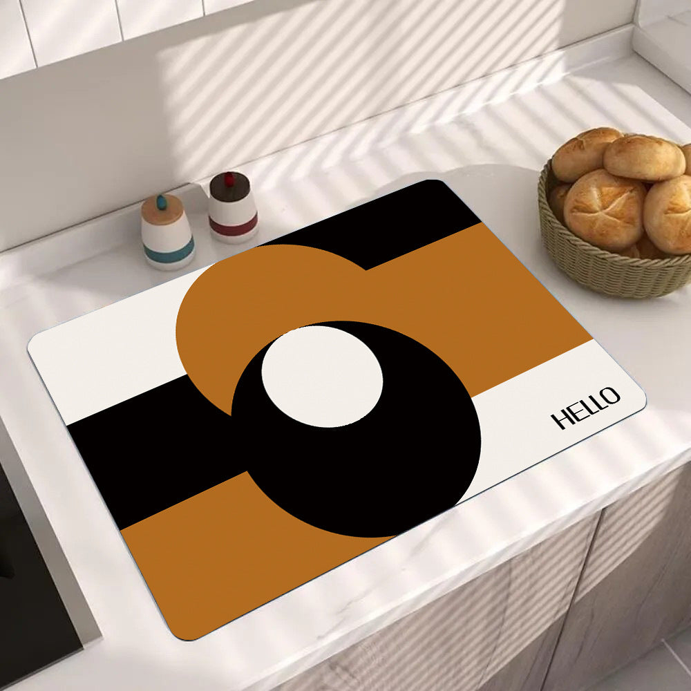 Cute Cartoon Food-Themed Kitchen Mat Acalora