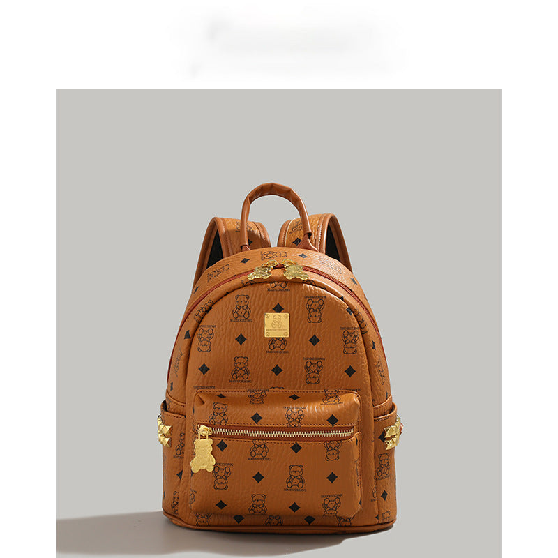 Stylish Character-Printed Backpack Acalora