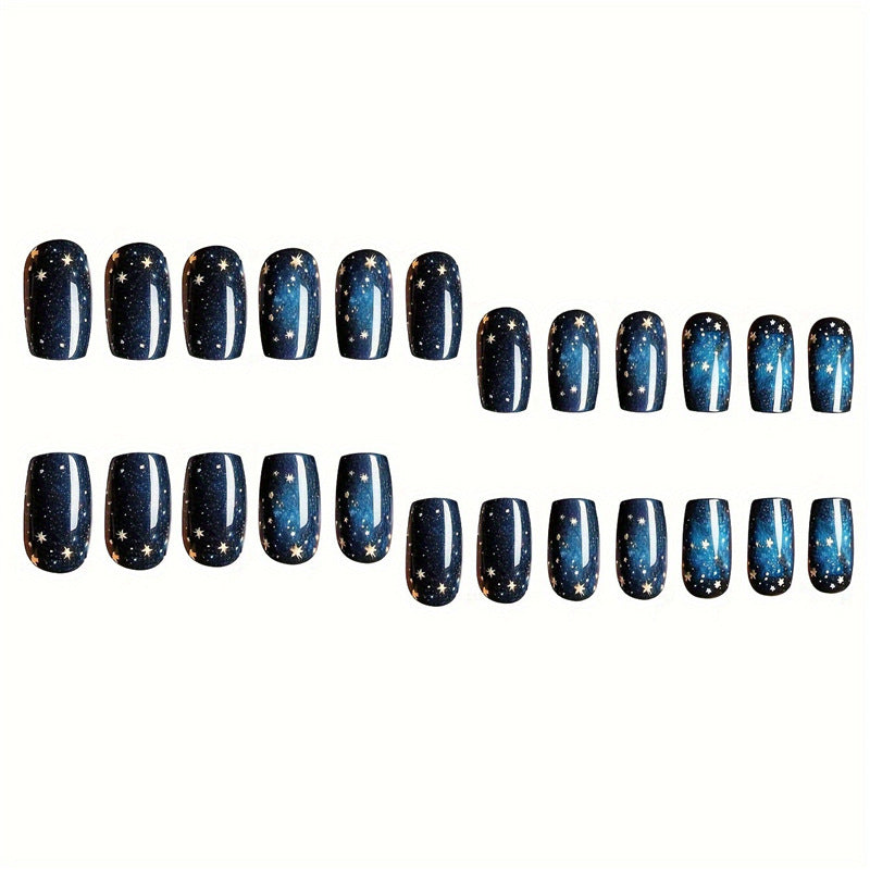 Celestial Starry Night Press-On Nail Set Acalora
