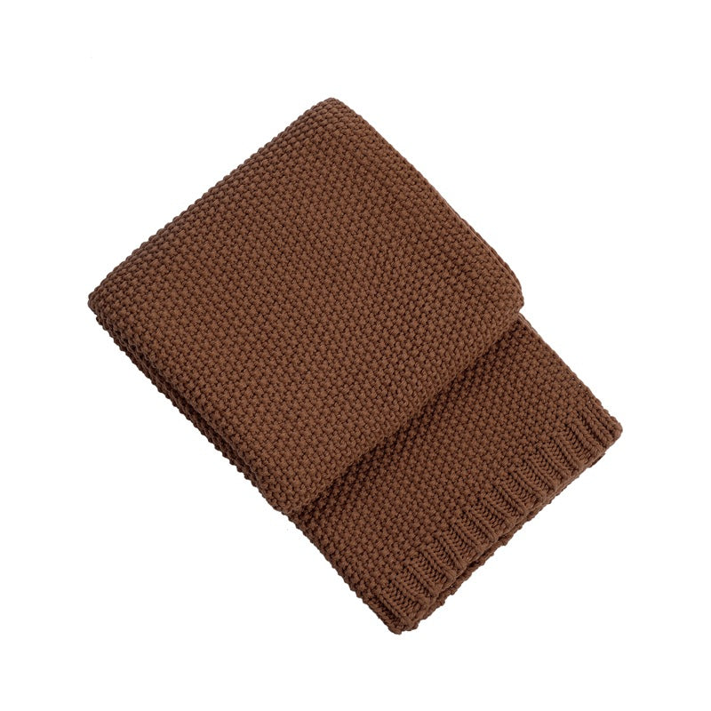 Unisex Cozy Knitted Throw Blanket