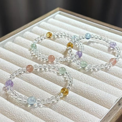 Adjustable Gemstone Stretch Bracelet Acalora
