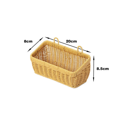 Handwoven Rectangular Storage Basket Acalora