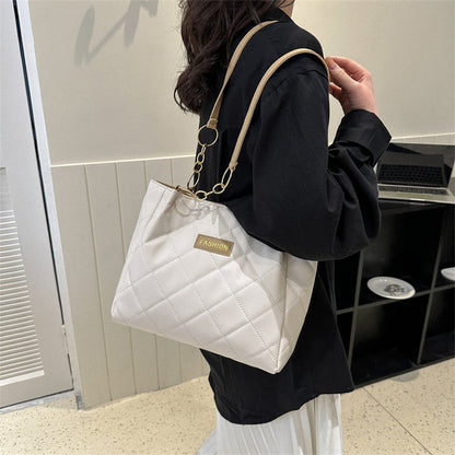 Elegant Quilted Tote Bag Acalora