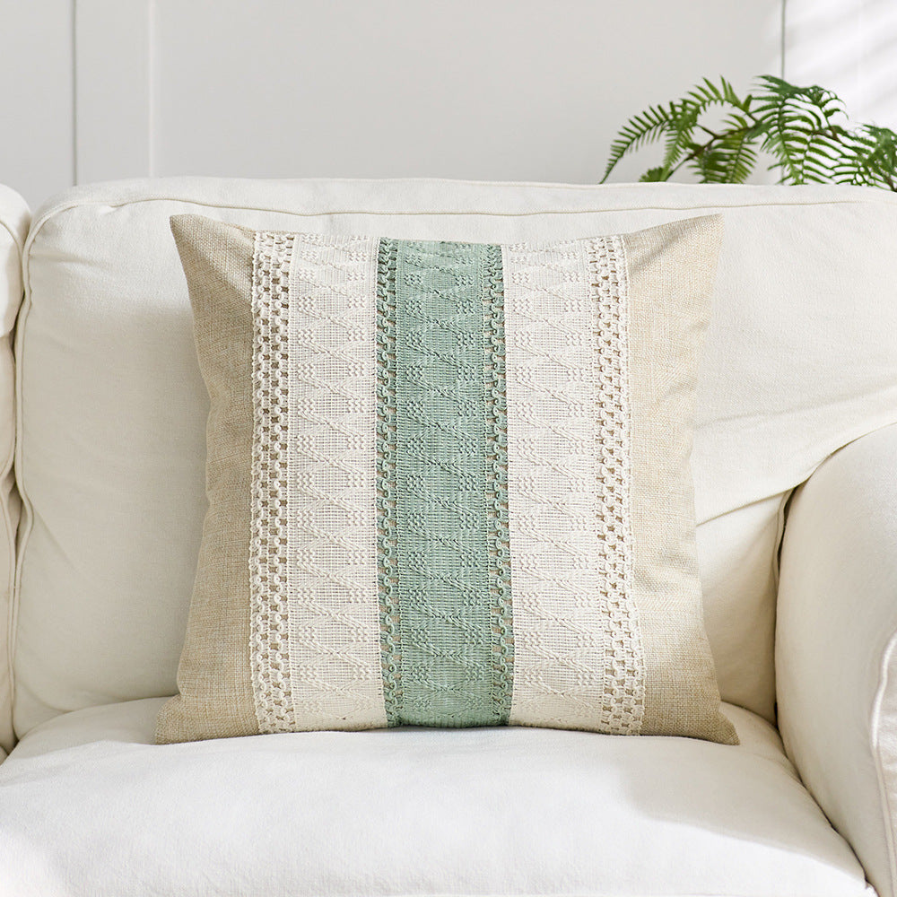 Decorative Knit Textured Throw Pillow