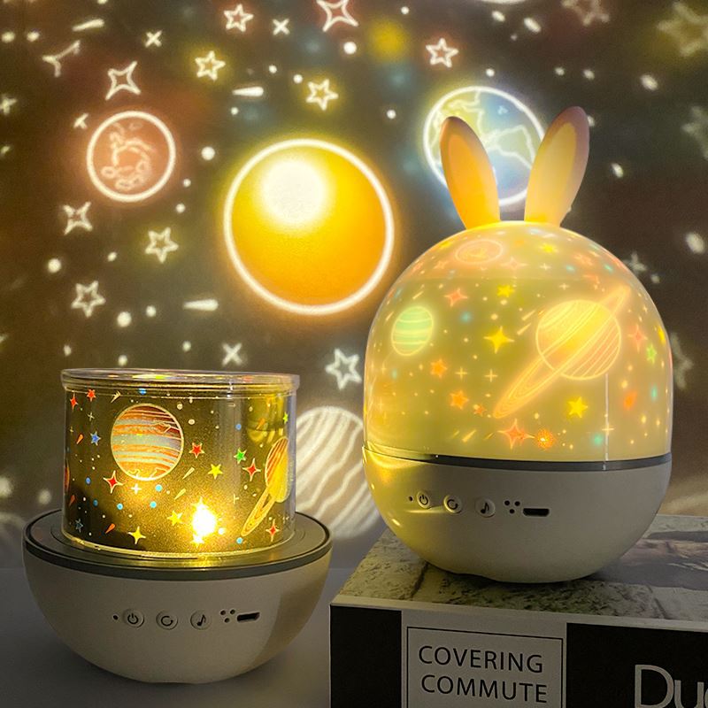 Skanto | Magical Kids' Room Lamp with Star Effect