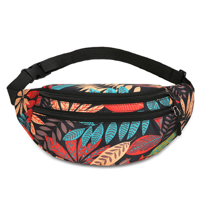 Floral Print Utility Fanny Pack Acalora