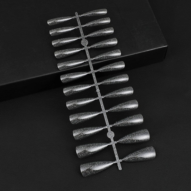 Glittering artificial nails in elegant design Acalora