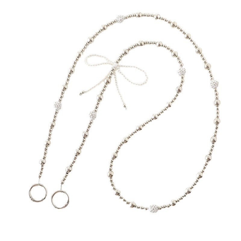 Elegant Beaded Eyewear Chain Acalora