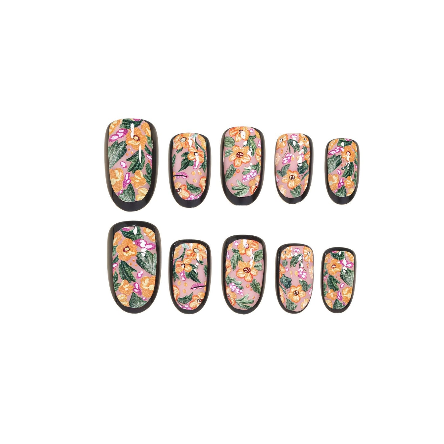 Seasonal Themed Press-On Nail Art Set Acalora