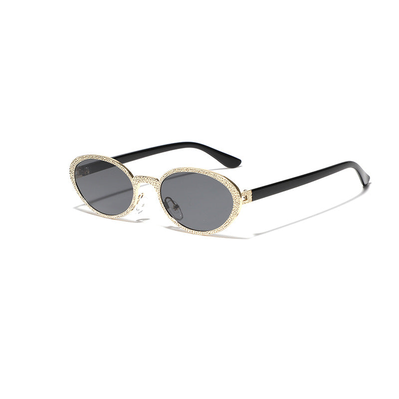 Women Glamorous Sunglasses with Sparkling Frame Decoration Bowlift