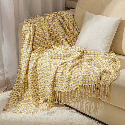 Women's Stylish Houndstooth Pattern Scarf