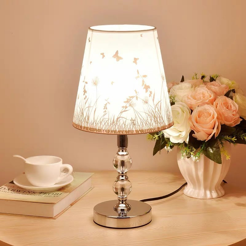 Elegant Glass Base Table Lamp