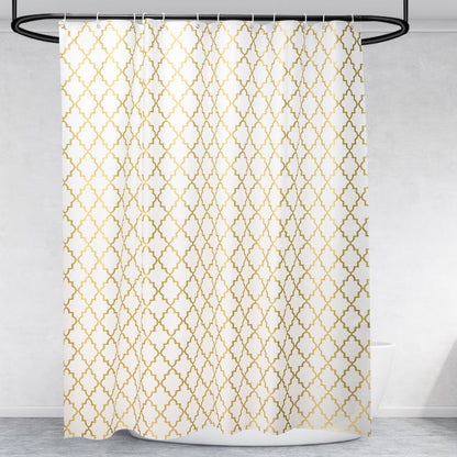 Chic Geometric Pattern Shower Curtain