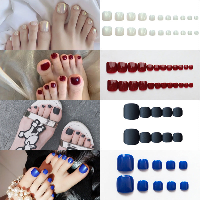 Premium Decorative Press-On Toenails Acalora