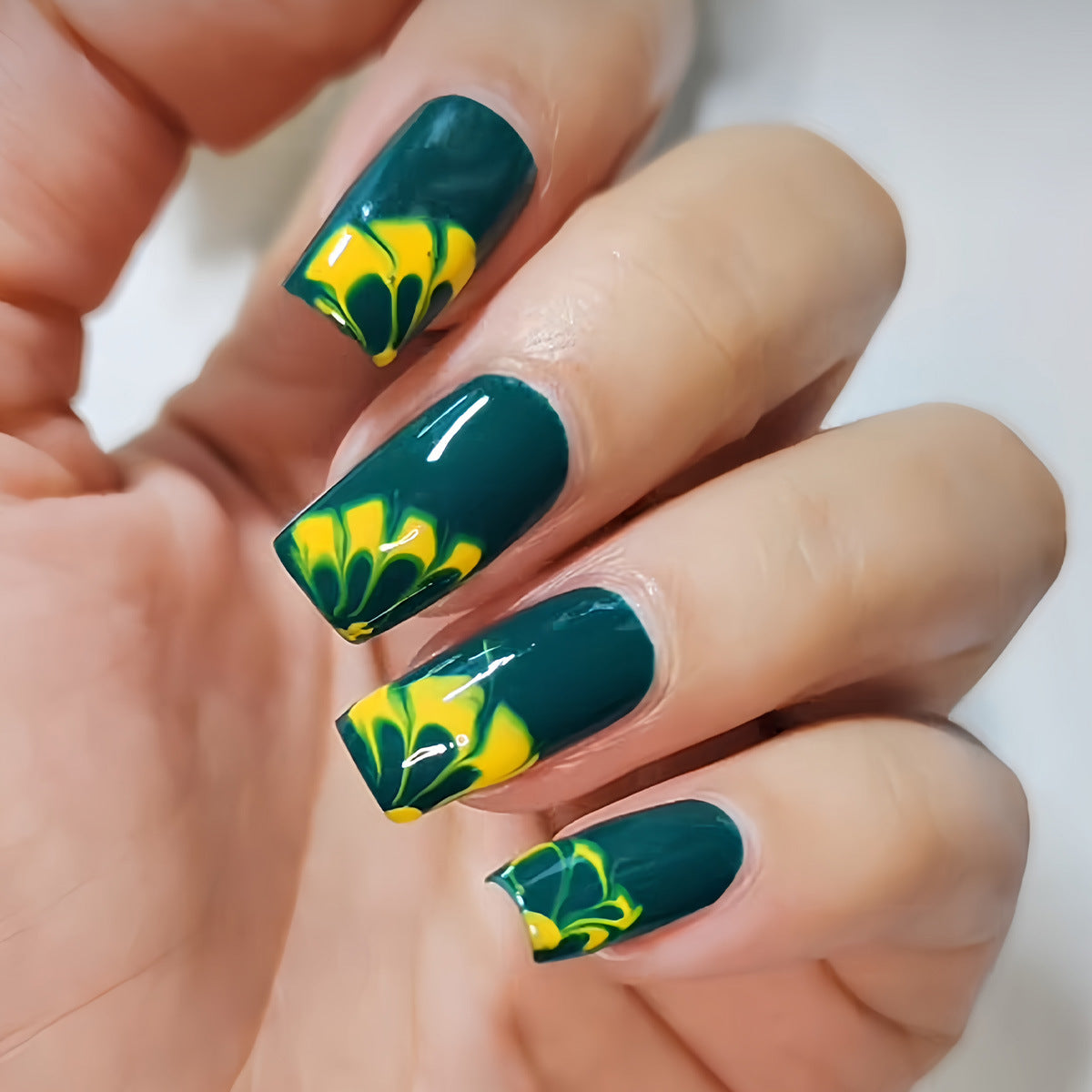 Artistic Watercolor Nail Art Acalora