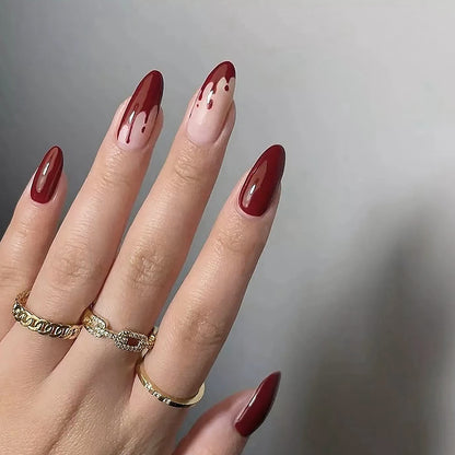 Artificial nail set with unique patterns Acalora