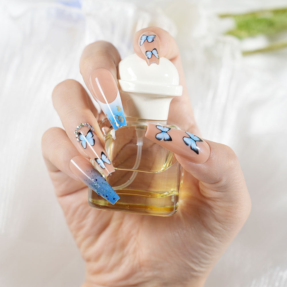 Artistic Butterfly Nail Art Set Acalora
