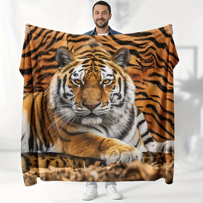 Plush Animal-Themed Throw Blanket