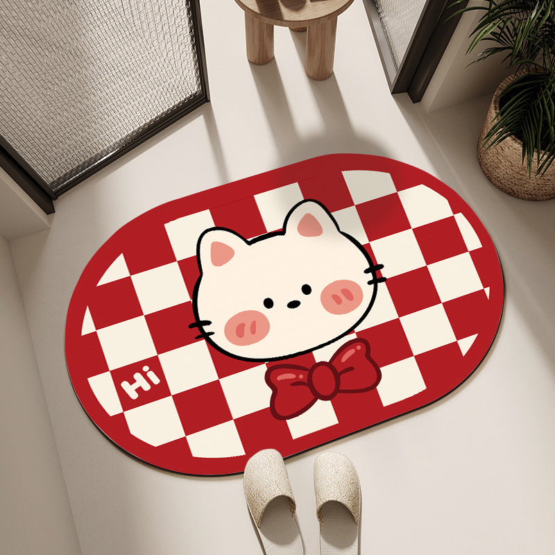 Cute Cartoon Dog Bath Mat Acalora