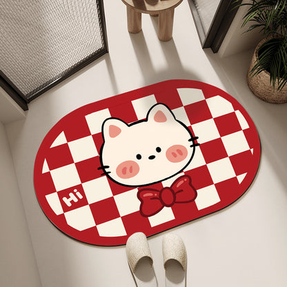 Cute Cartoon Dog Bath Mat Acalora