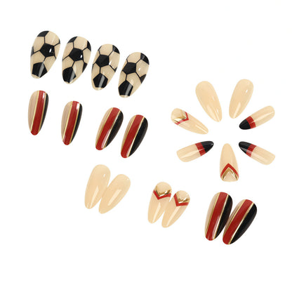 Creative Football Nail Art Acalora