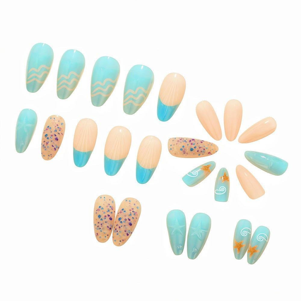 Creative artificial nails in maritime design Acalora