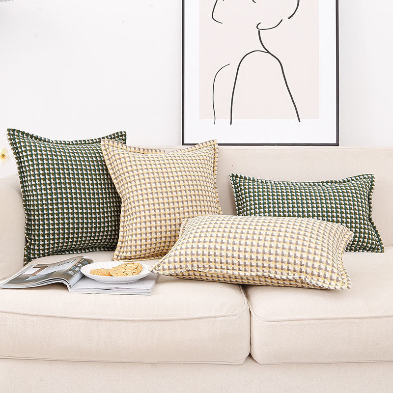 Decorative Geometric Patterned Cushion
