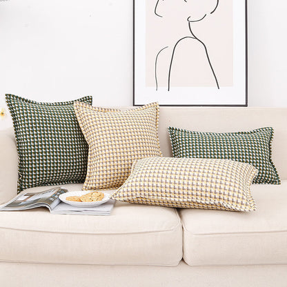 Decorative Geometric Patterned Cushion