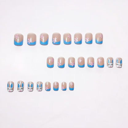 Playful Bunny-Themed Nail Art Acalora