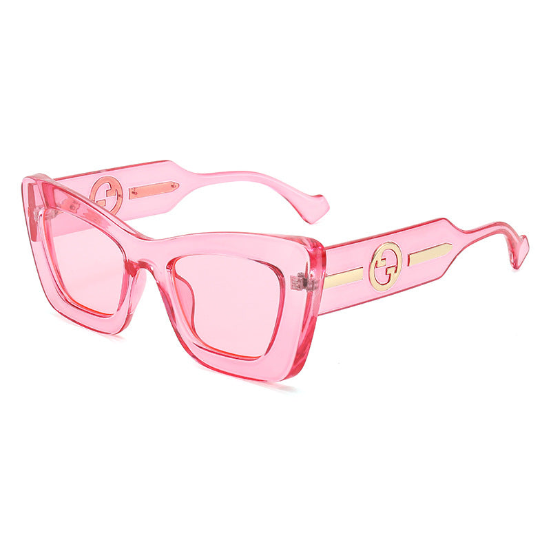 Women's designer sunglasses with distinctive geometric frame and high-quality craftsmanship Bowlift