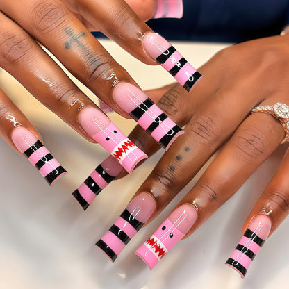 Playful Cartoon Themed Nail Wraps Acalora