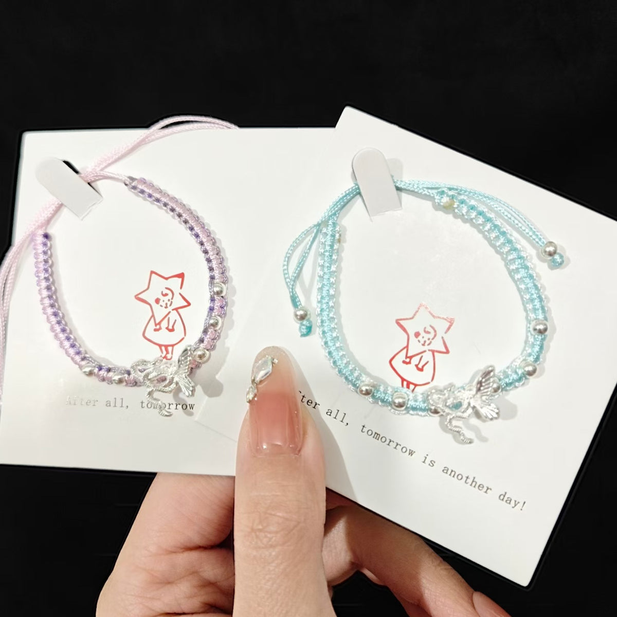 Adjustable Butterfly Charm Bracelet Acalora