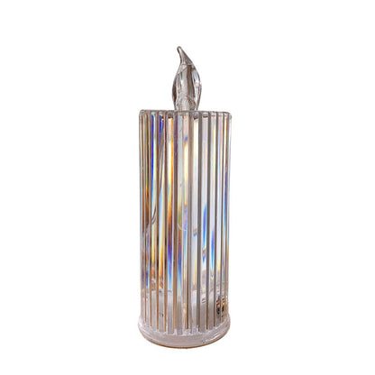 Decorative Crystal LED Flameless Candle Jar Acalora