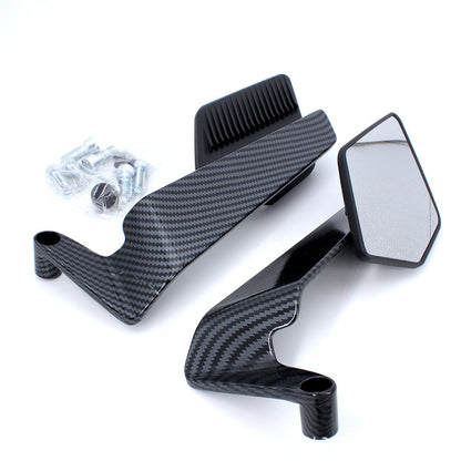 Motorcycle rearview mirror with modern, aerodynamic design Bowlift