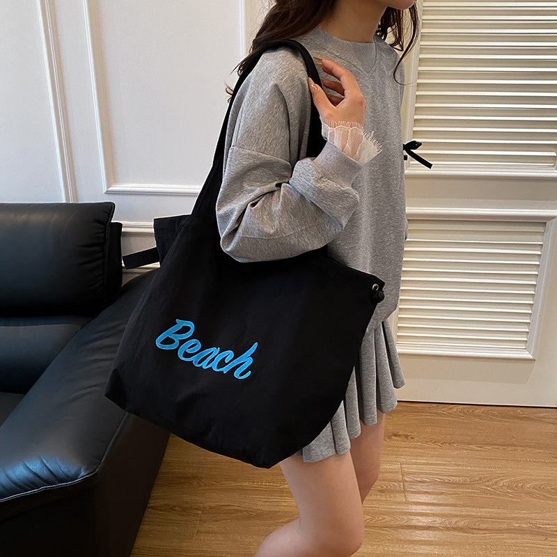 Spacious Canvas Tote Bag Acalora