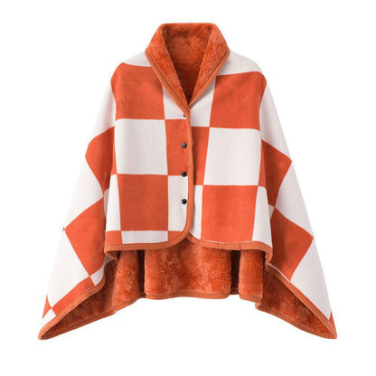 Ladies elegant warmkeeping poncho blanket Bowlift
