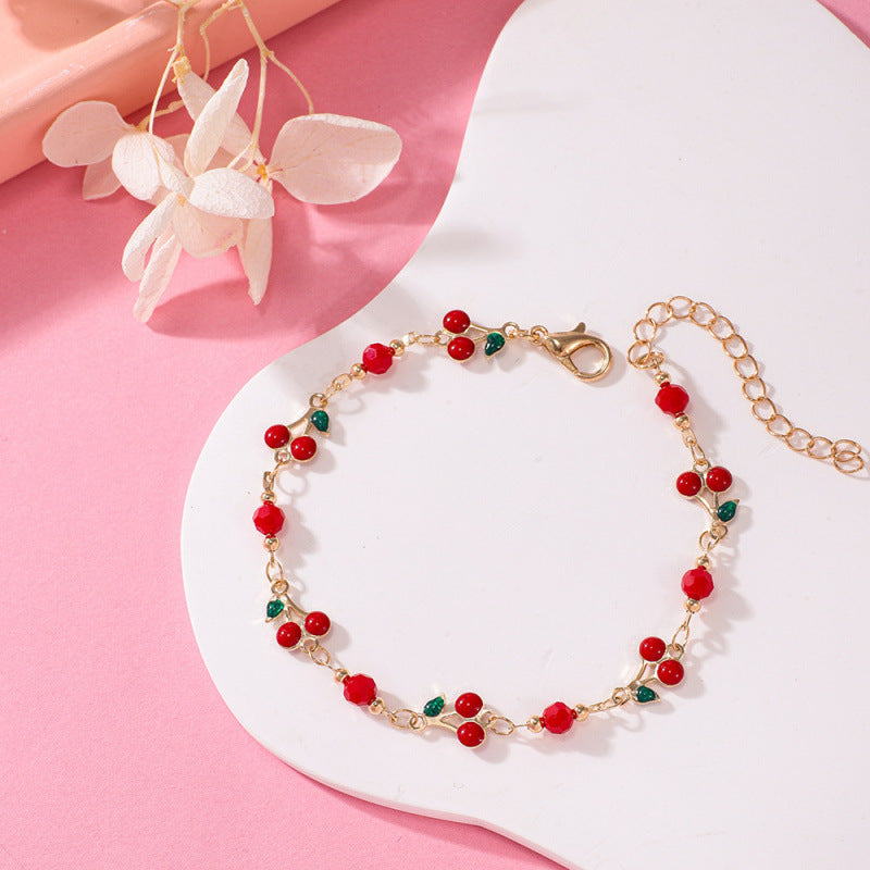 Cherry Blossom Charm Bracelet Acalora