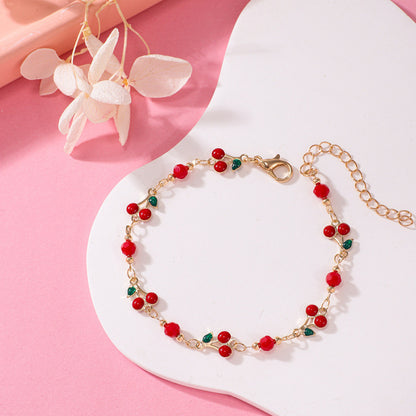 Cherry Blossom Charm Bracelet Acalora