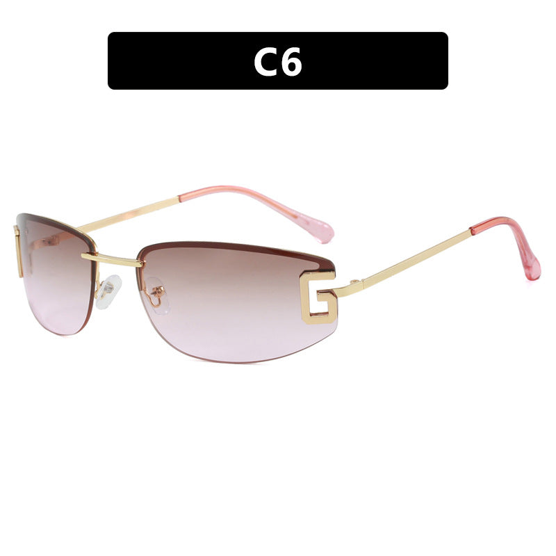 Women's futuristic sunglasses with sporty design and UV protection Brehn