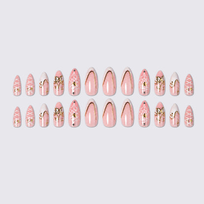 Artistic Halloween Themed Press-On Nail Set Acalora