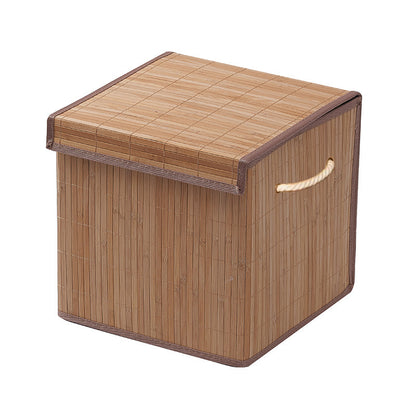 Laundry basket made of natural bamboo Acalora