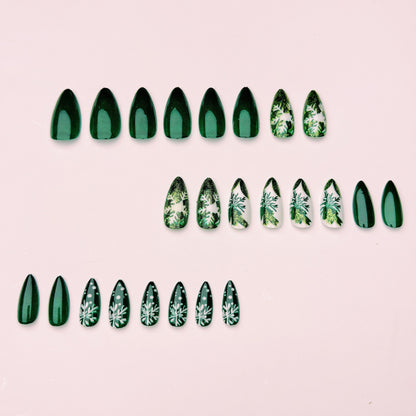 Festive Snowflake Nail Art Acalora