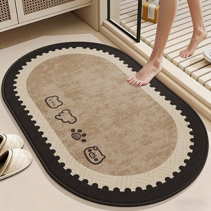 Absorbent Bathroom Rug