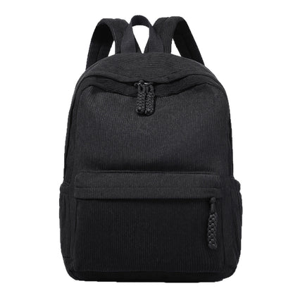 Textured Fabric Multi-Compartment Backpack Acalora