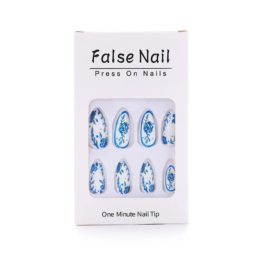 Decorative nails with floral design Acalora
