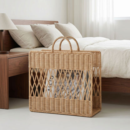 Artful Macrame Magazine Holder Acalora