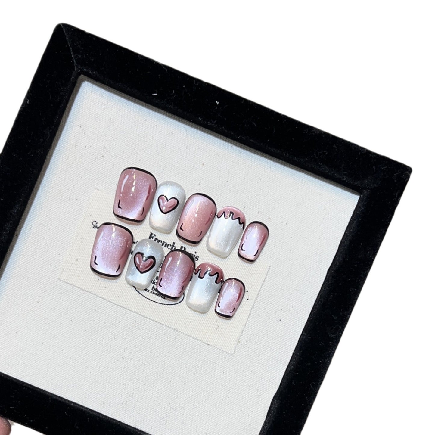 Romantic Press-On Nail Set Acalora